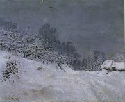 Claude Monet The Road in front of Saint-Simeon Farm in Winter Germany oil painting artist